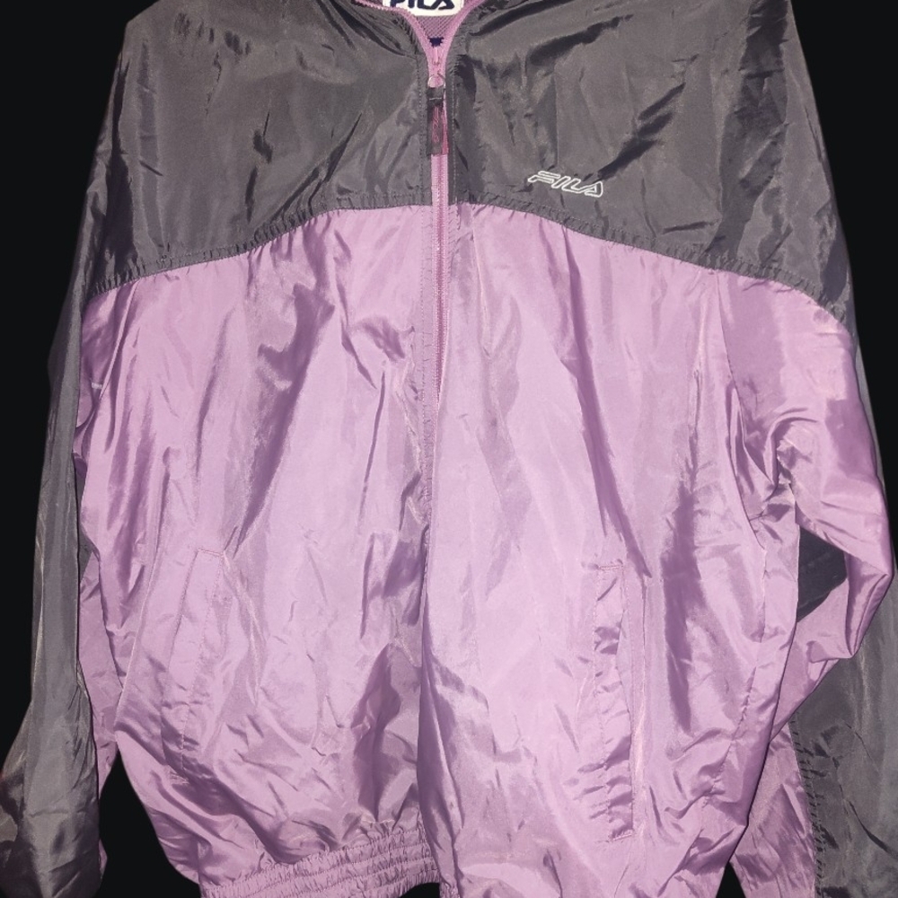 Fila Gray and Purple Women's Jacket